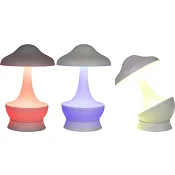 Minilampa uppladdningsbar vit.