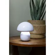 Bordslampa svamp blå.