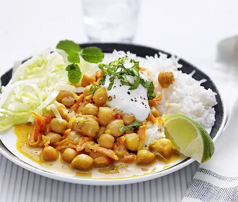 Kikärtscurry med jordnötssmör | Recept ICA.se