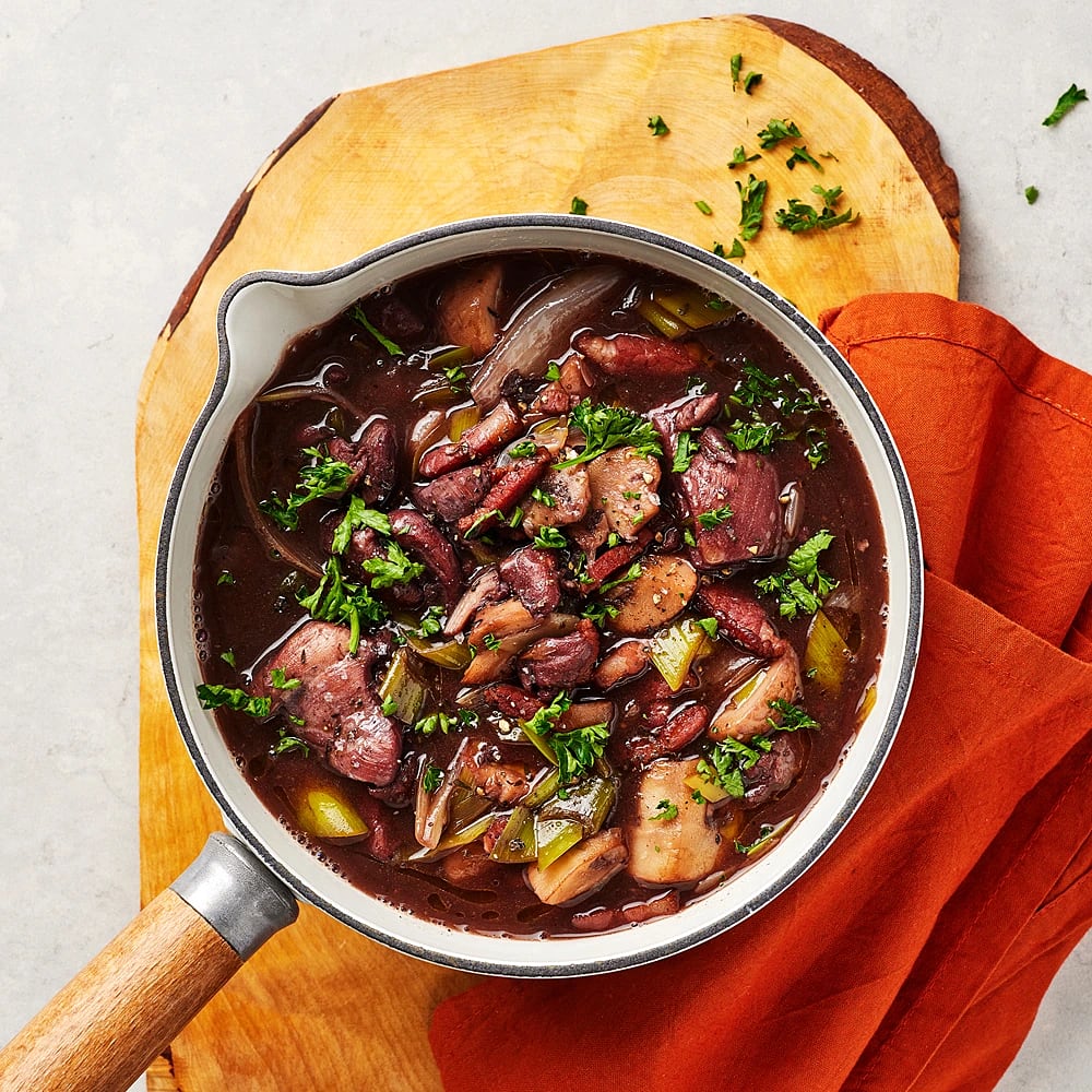 Kyckling coque au vin