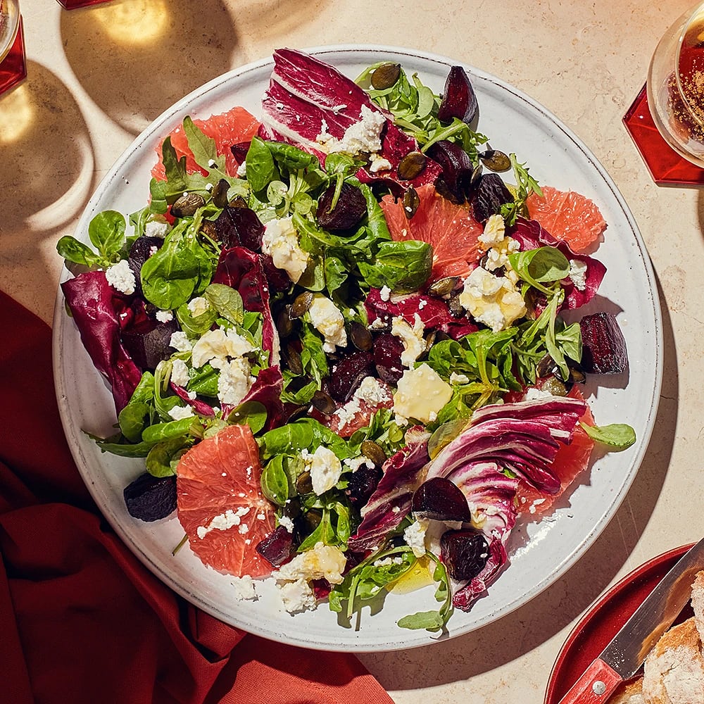 Sallad med rostade rödbetor och grapefrukt | Recept ICA.se
