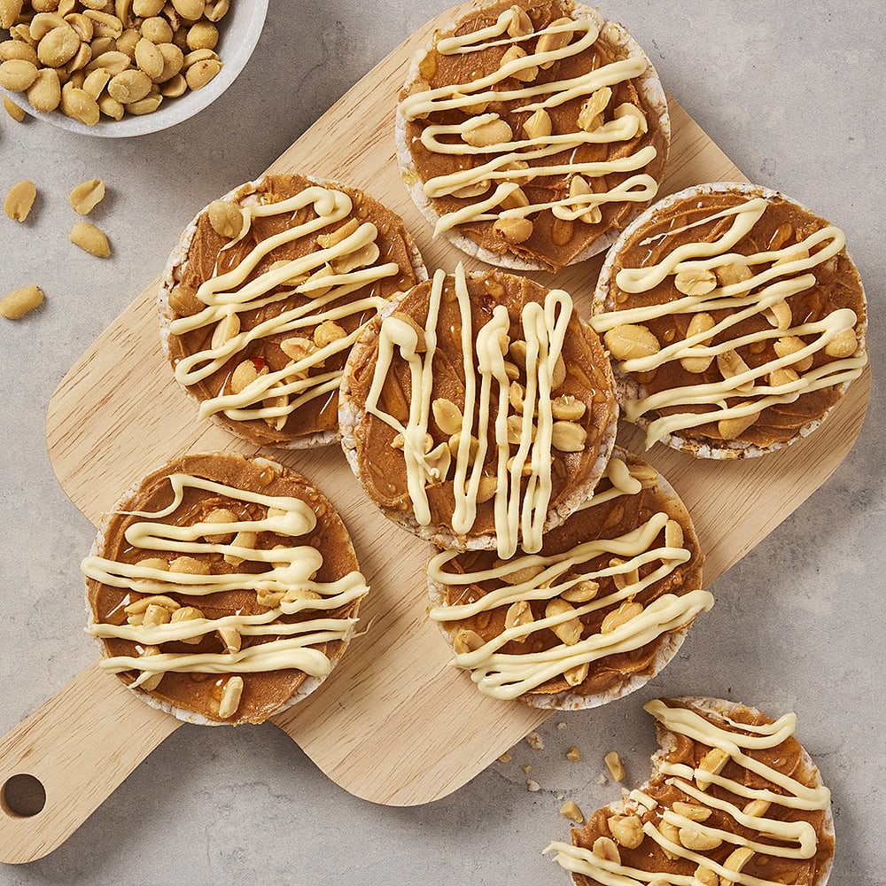 Riskakor Ranch Riskakor med jordnötssmör och choklad | Recept ICA.se