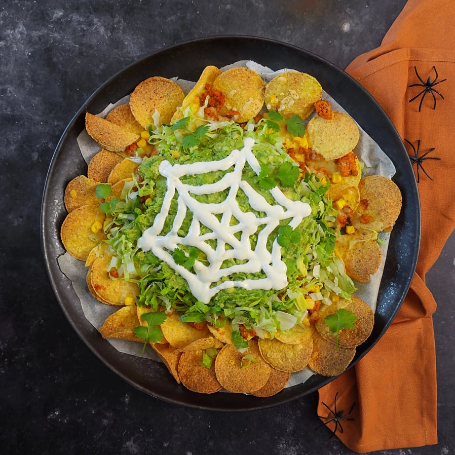 Nachotallrik till halloween