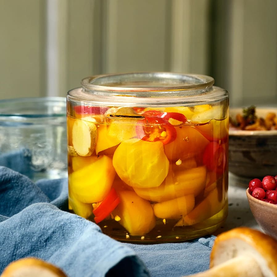 Chilipicklade gulbetor