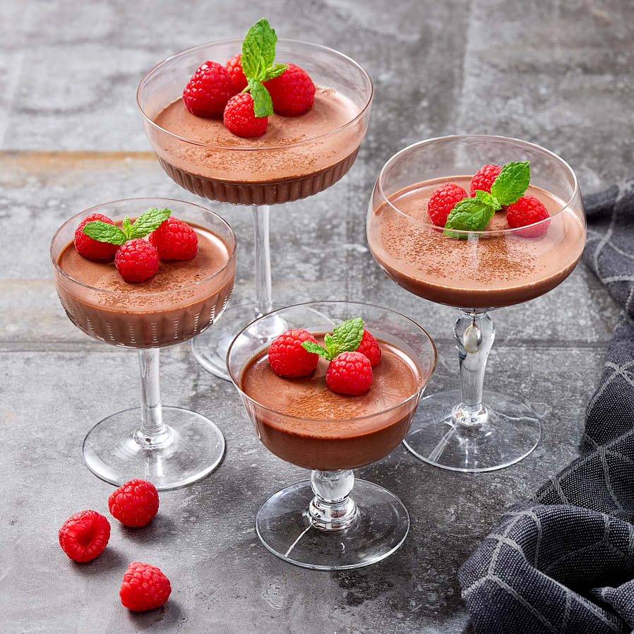 Enkel chokladpannacotta