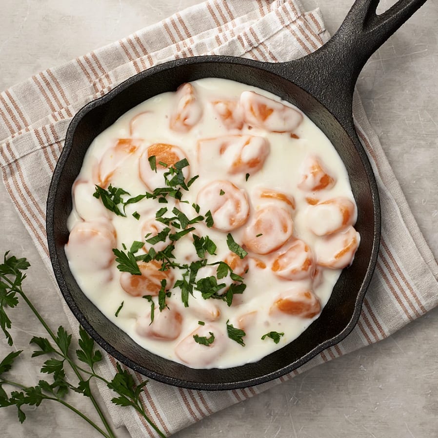 Stuvade morötter med persilja