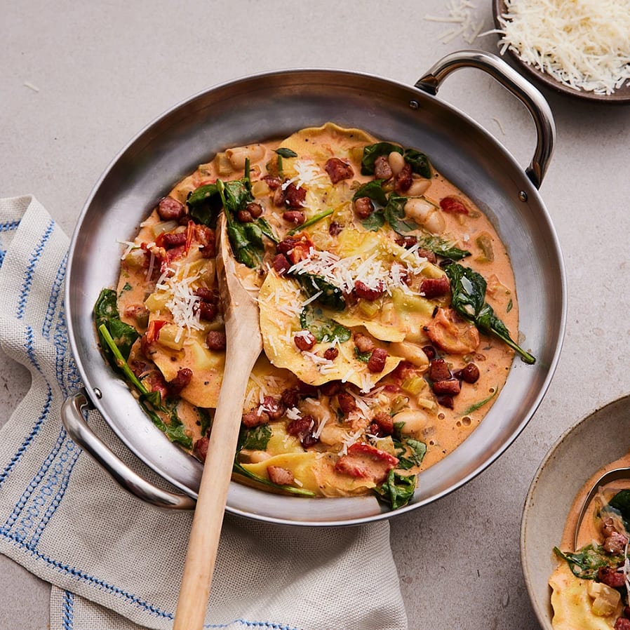 Krämig toskansk pastasoppa