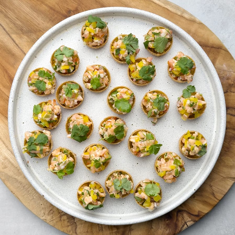 Mini fish tacos