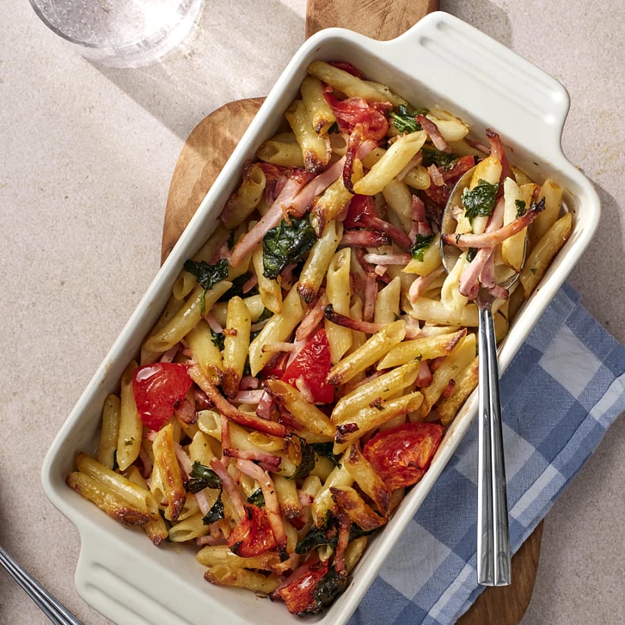 Kasslergratäng med pasta