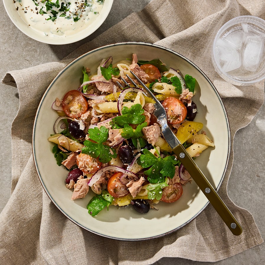 Pastasallad med tonfisk