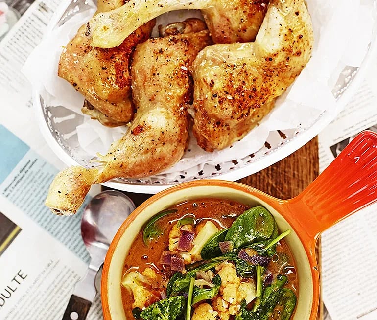 Massamun curry med kyckling