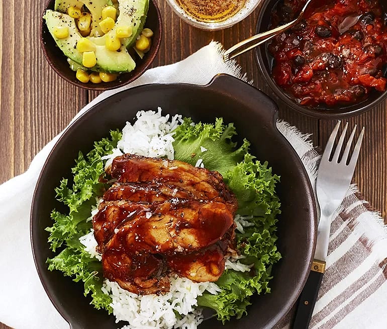 Pork belly med salsa och avokado