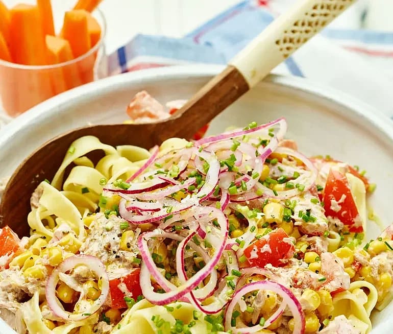 Hot tuna pasta