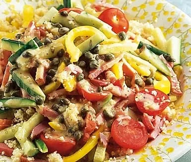 Kasslersallad med couscous