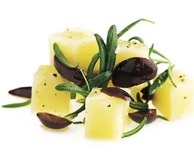Potatistärningar med rosmarin och oliver