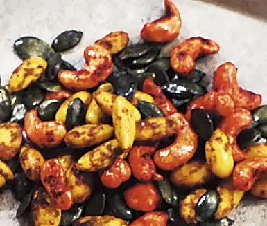 Tandoori-cashews