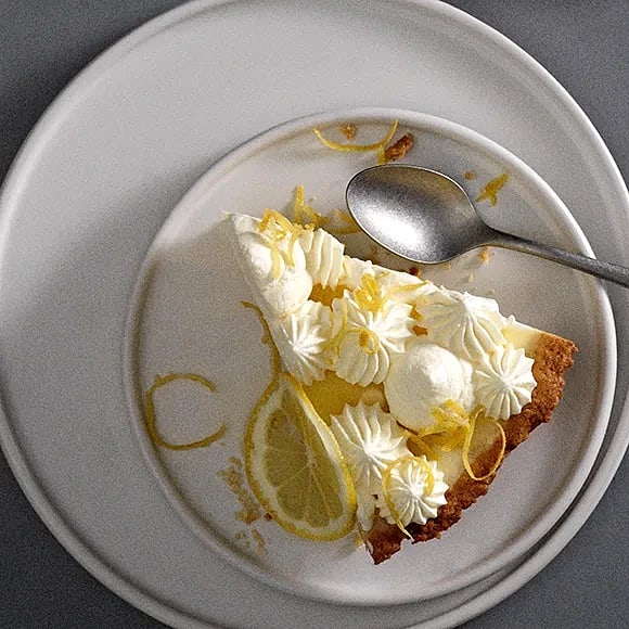 Lemon cream pie – ”Sockerfri citronpaj”
