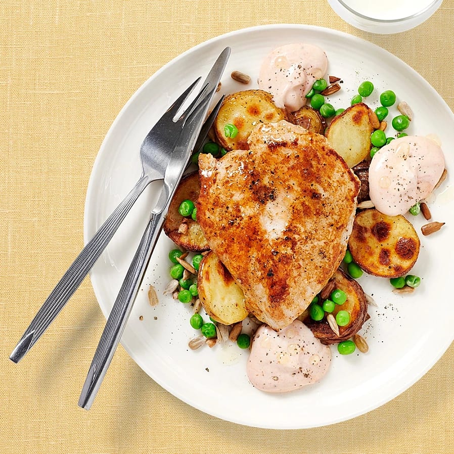 Potatis Och Kyckling I Ugn