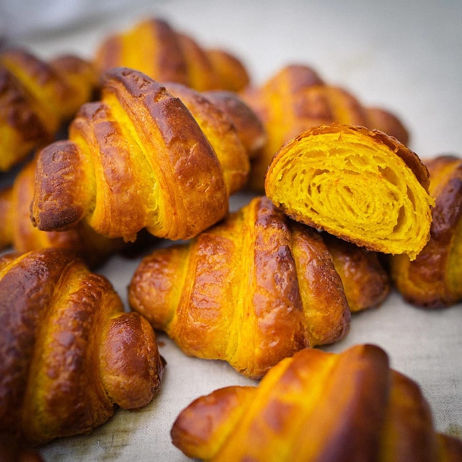 Croissanter med saffran