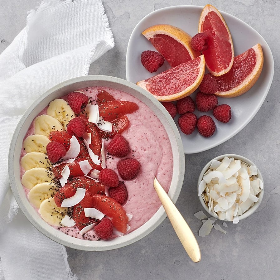 Frukostbowl med yoghurt och grapefrukt