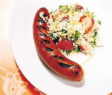 Red Hot Chorizo med jordgubbstabbouleh