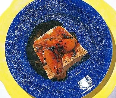 Stekta päron med lakrits eller chokladglass