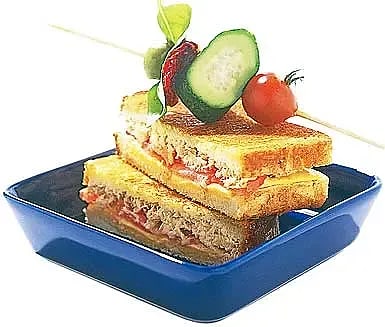 Ost, tomat & tonfisk sandwich
