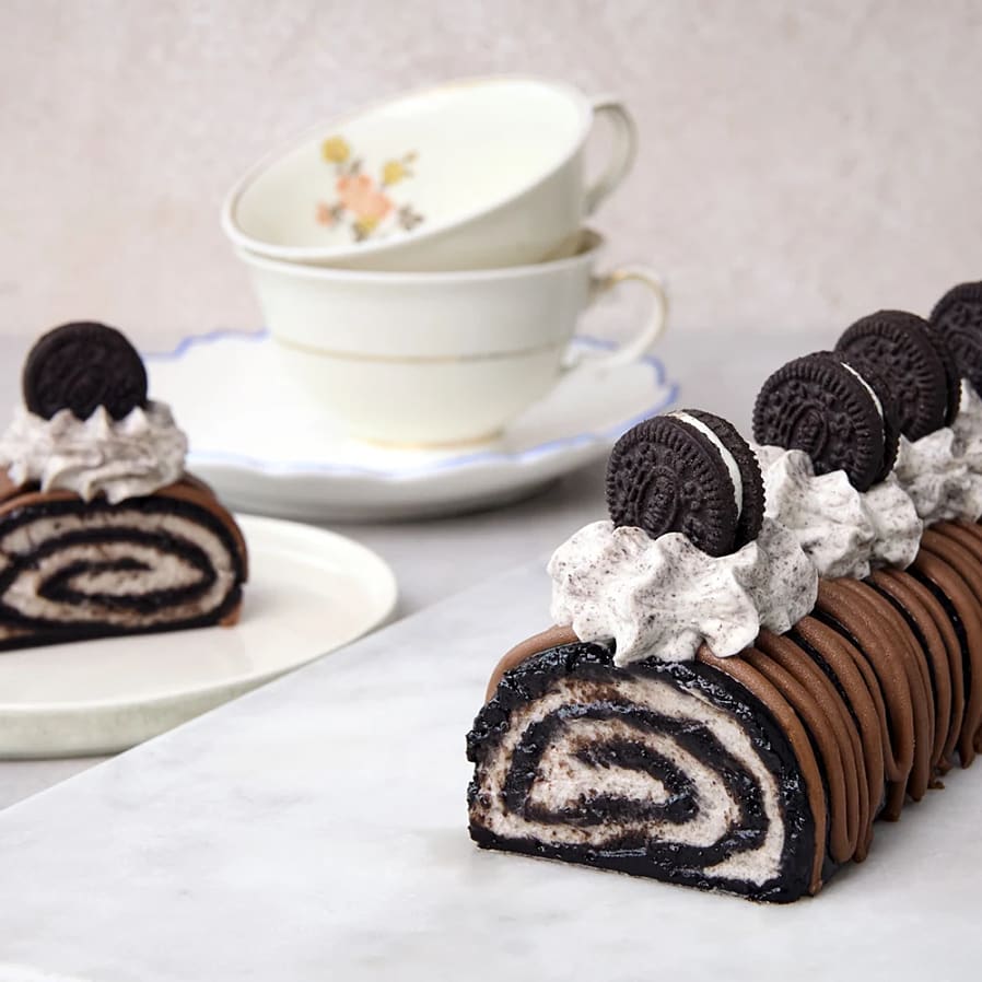 No bake rulltårta