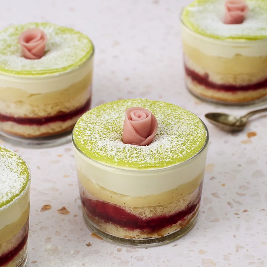 Prinsesstårta i glas