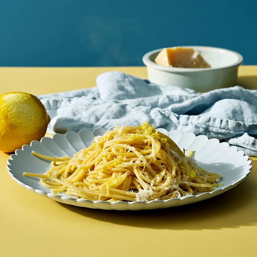 Citron- och smörpasta