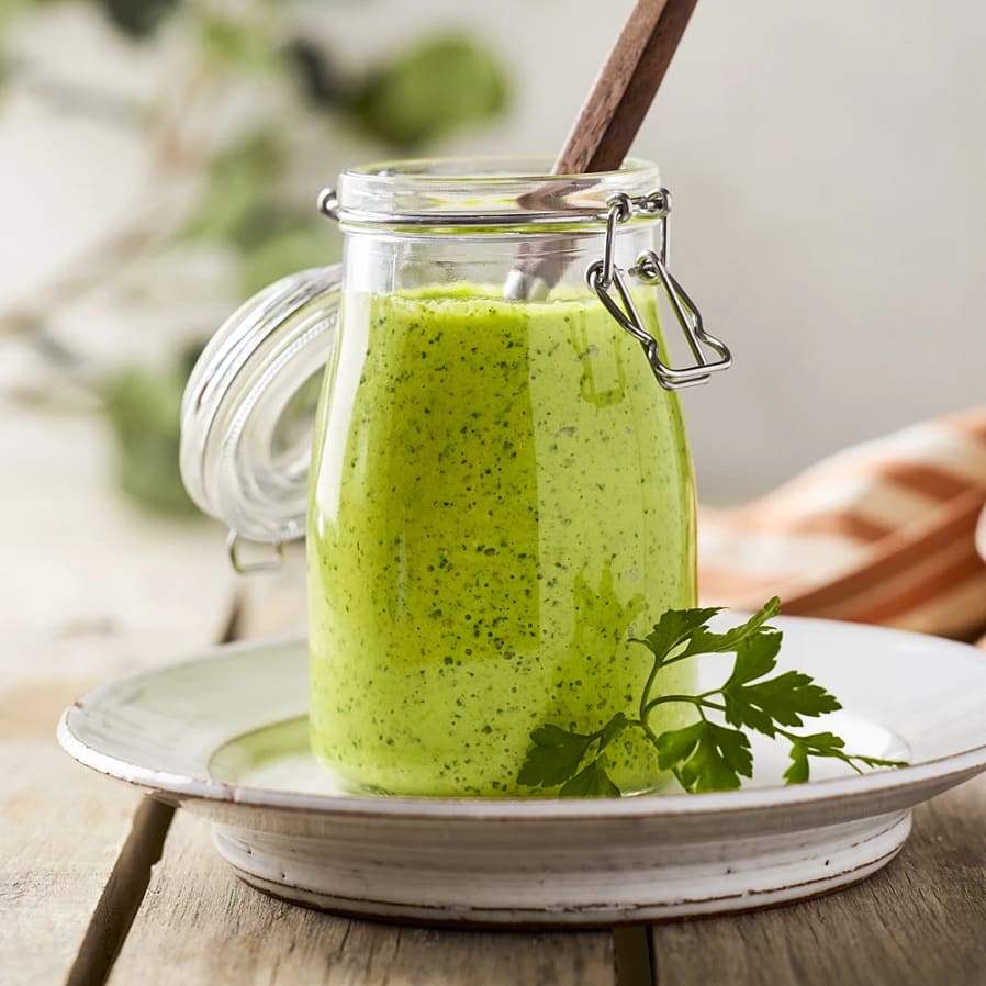 Hasselnöts-och persiljeröra