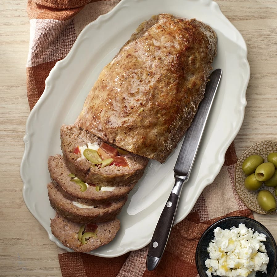 Fylld köttfärslimpa