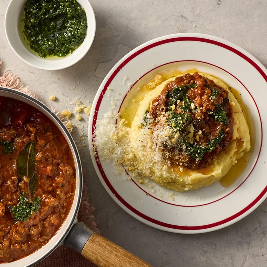 Snabb Osso buco med krämig polenta