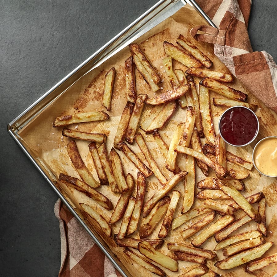 Pommes frites i ugn