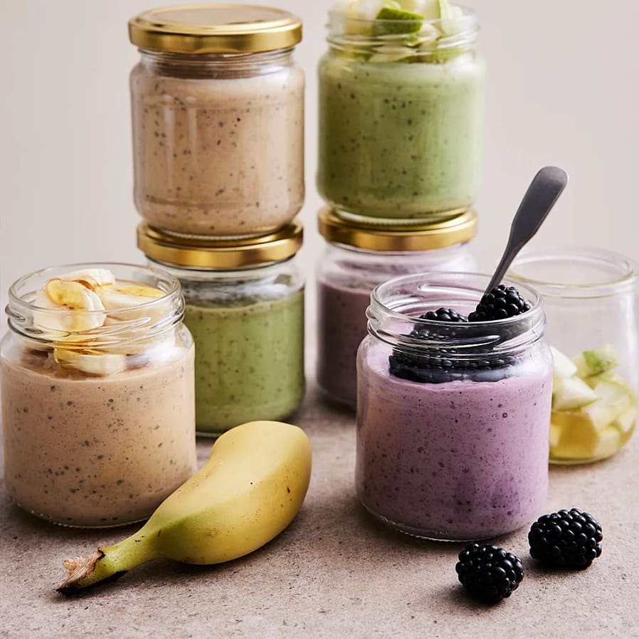 Mixad overnight oats - 3 smaker