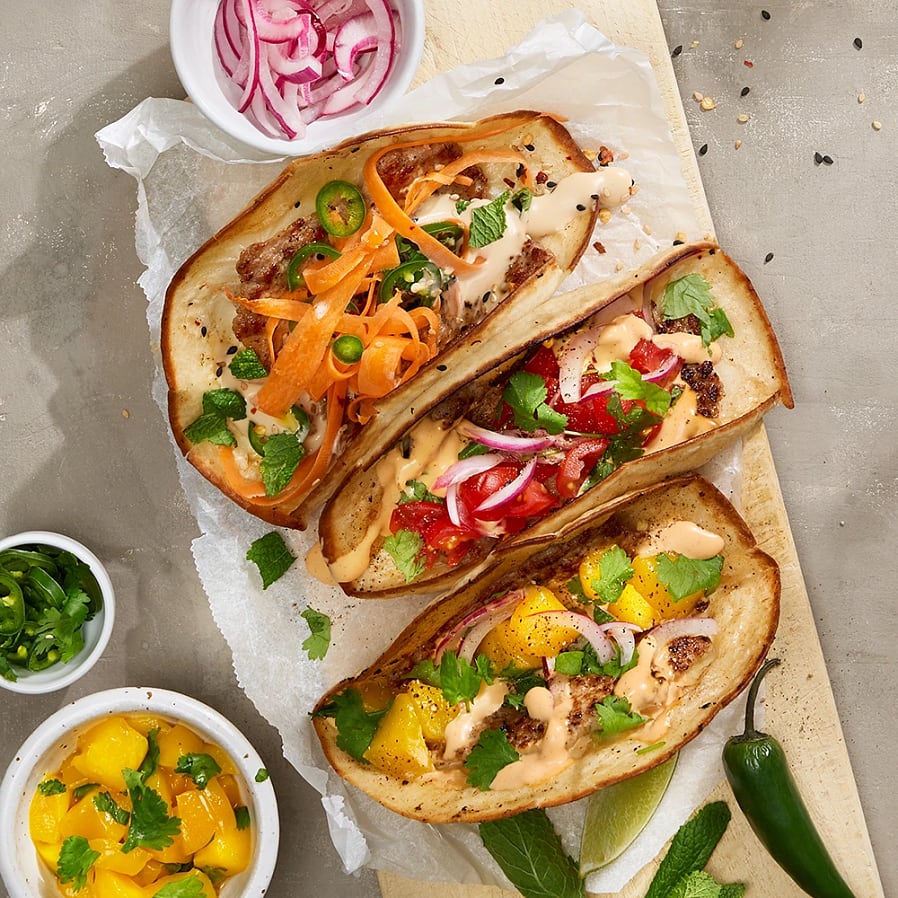 Smashed tacos