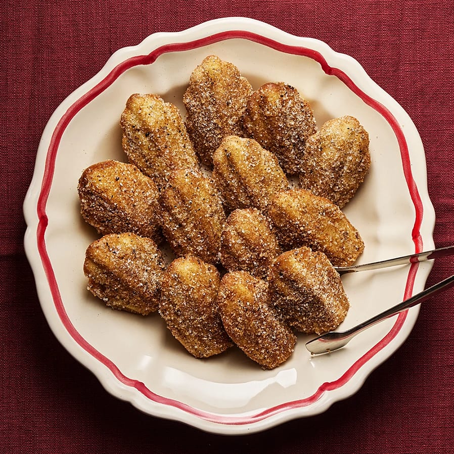 Madeleinekakor med kardemumma och brynt smör