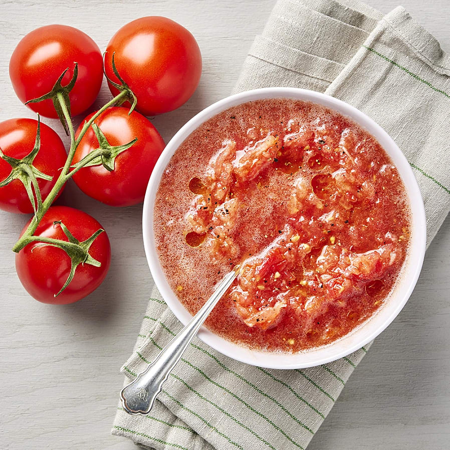 Riven tomatsås