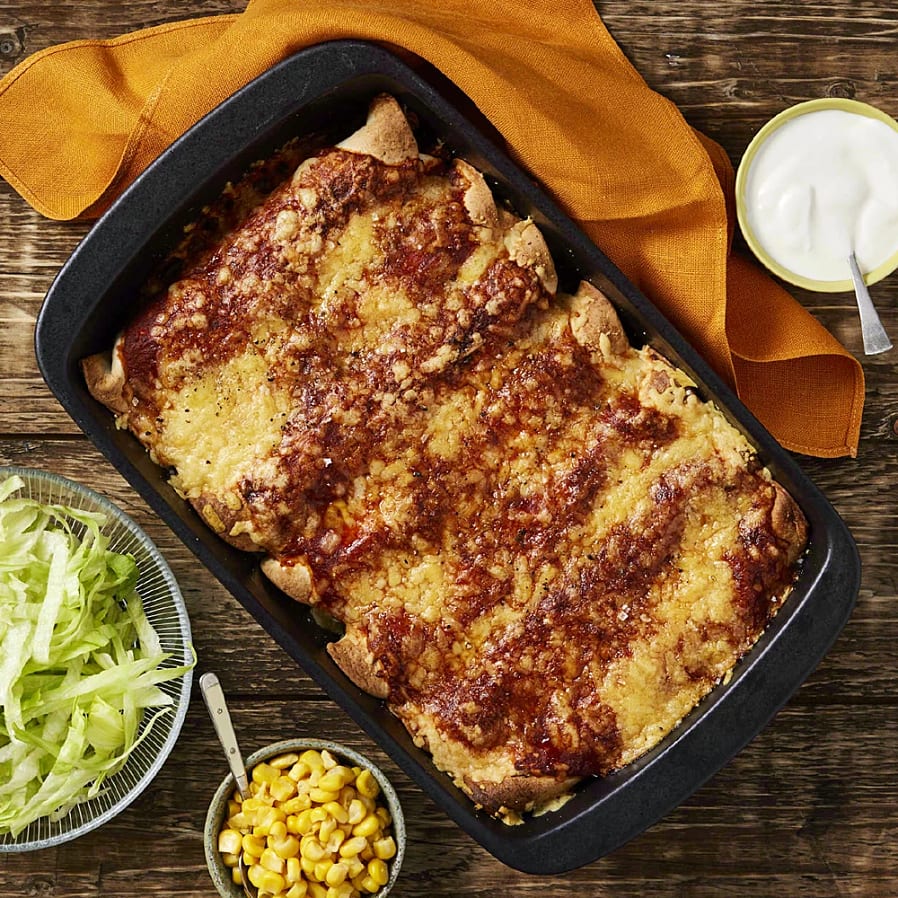 Enchiladas med vegofärs