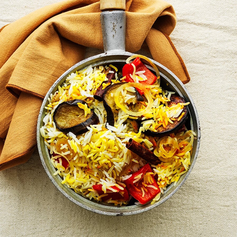 Kryddris med grönsaker