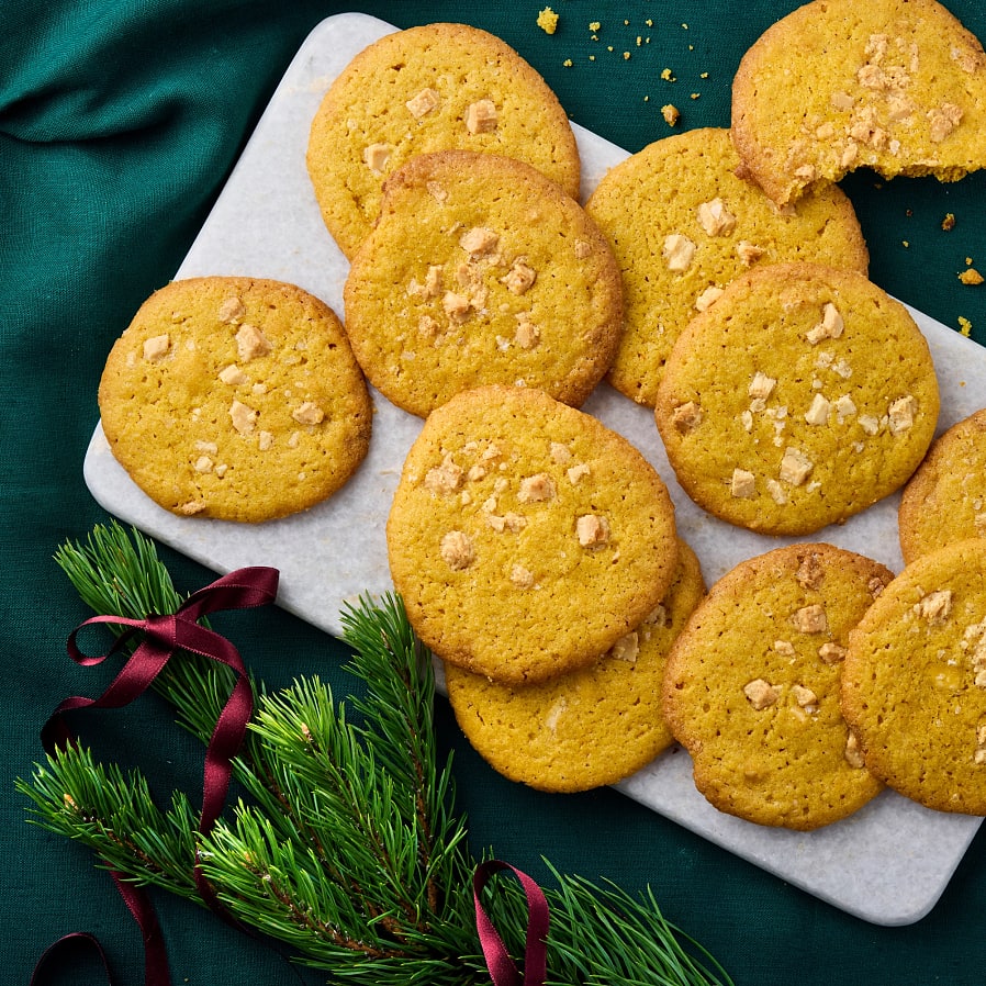 Saffranscookies med vit choklad