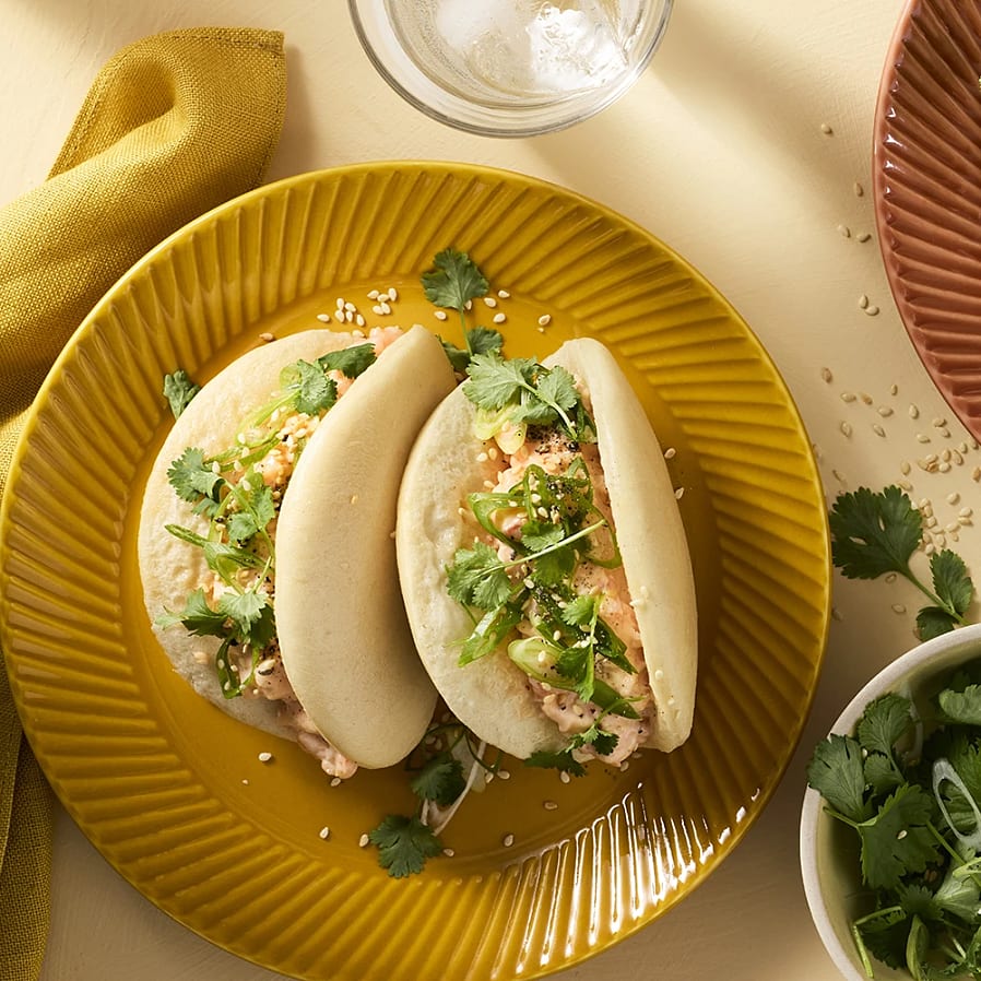 Baobröd med asiatisk räkröra