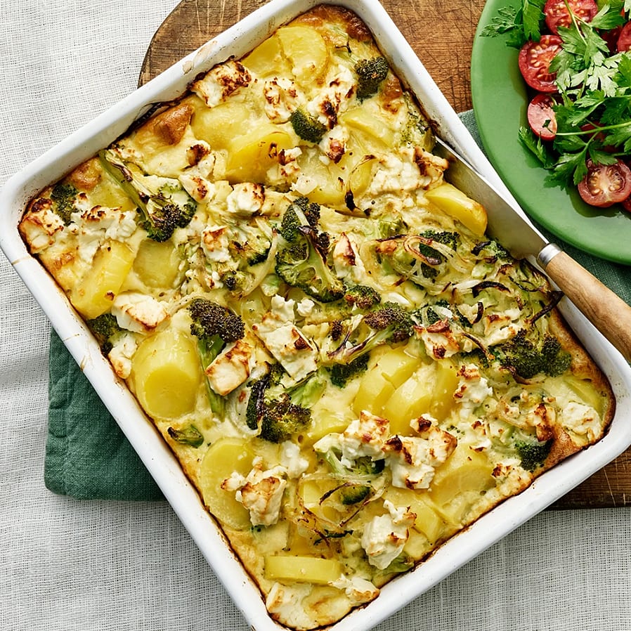 Broccolifrittata med fetaost