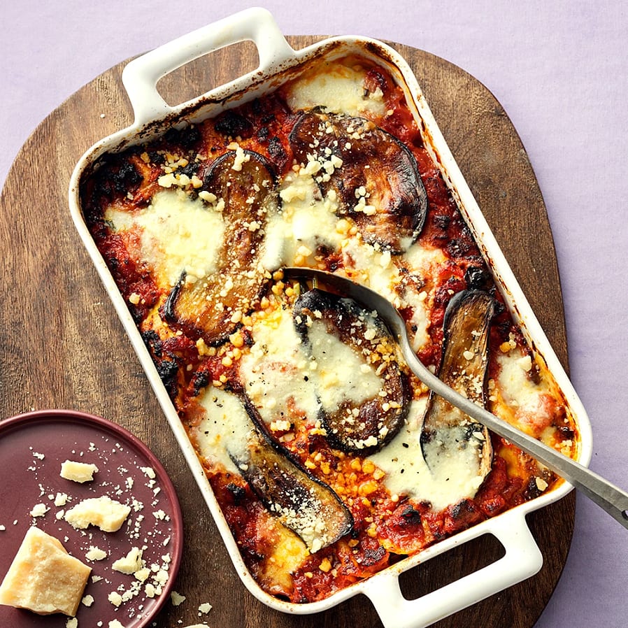 Parmigianalasagne med salsiccia
