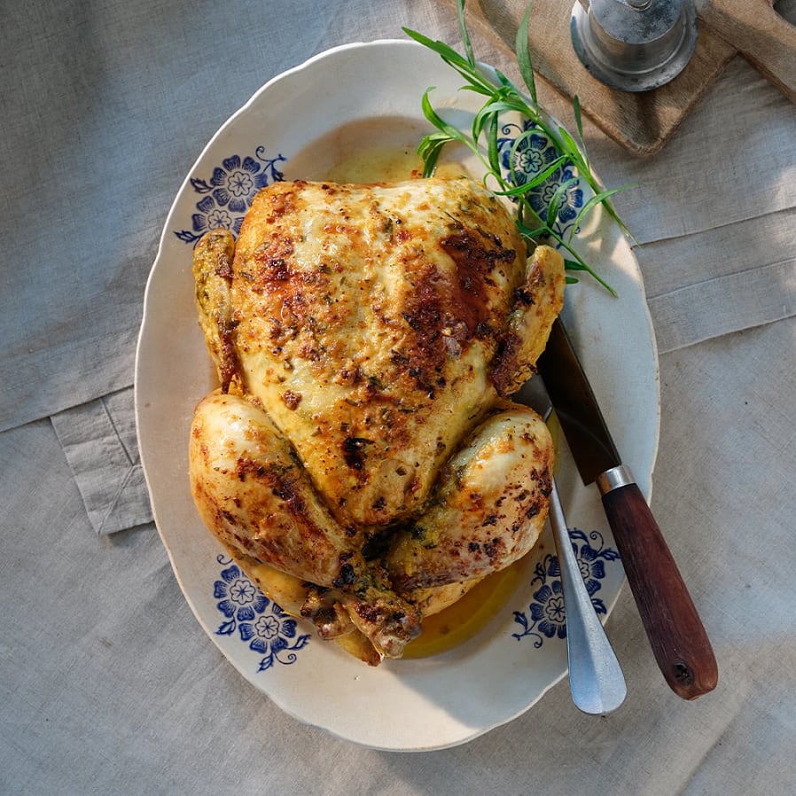 Helstekt dragonkyckling