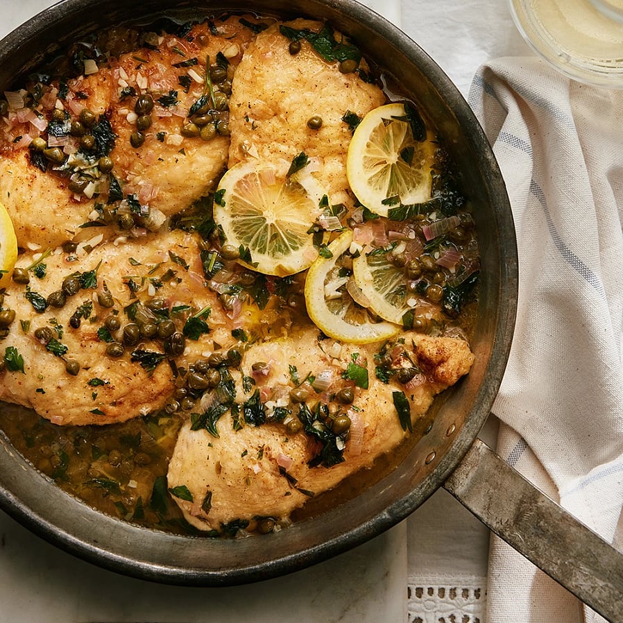 Kyckling Piccata med citron och kapris