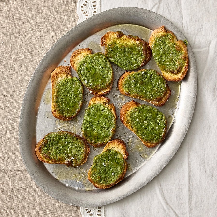 Bruschetta med ört- och parmesankräm