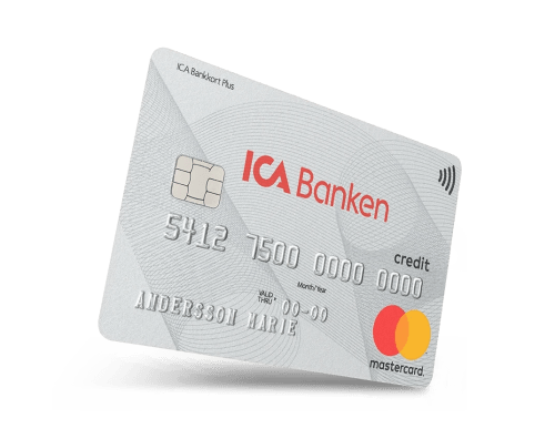 ICA Bankkort Plus är vårt kreditkort