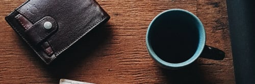 En plånbok och kaffekopp och sparutmaningen 2.0
