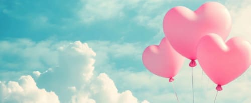 Rosa ballonger - Tillsammans besegrar vi cancer